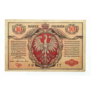 Warsaw General Government, 10 Polish marks 9.12.1916, General, Series A.