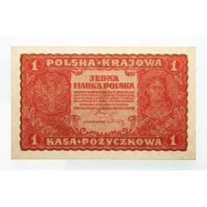 Polen, Zweite Republik (1919 - 1939), ONE MARKA POLSKA, 23.08.1919, 1. Serie AN.