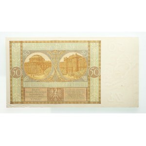 Poland, II Rzeczpospolita (1919 - 1939), 50 ZŁOTYCH, 1.09.1929, EA series.