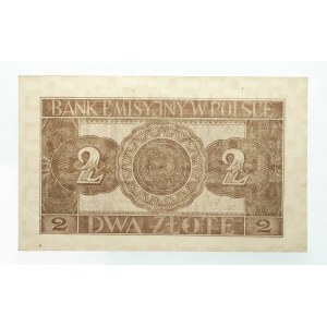 Polska, Generalna Gubernia (1940 - 1941), 2 złote 1.08.1941, seria AD.