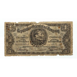 Urugwaj, 1 pesos 4.08.1896, Montevideo.