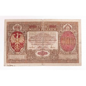 Generalgouvernement Warschau, 1000 polnische Mark 9.12.1916, Allgemein, Serie A.