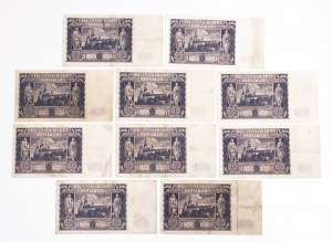 Poland, Second Republic 1919 - 1939, set of 10 20 ZŁOTY banknotes, 11.11.1936.