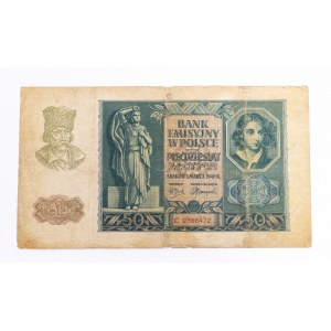 Poland, General Government (1940 - 1941), 50 zloty 1.03.1940, series C.