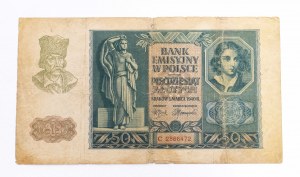 Poland, General Government (1940 - 1941), 50 zloty 1.03.1940, series C.