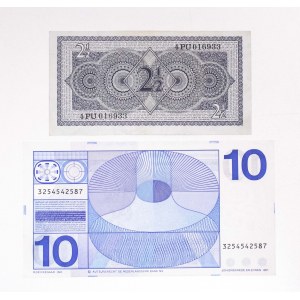 Netherlands, set of 2 banknotes.