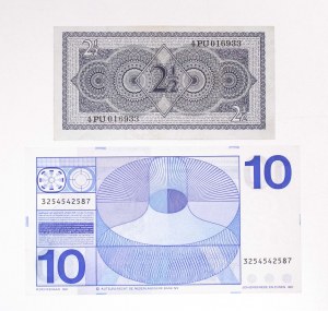 Holandia, zestaw 2 banknotów.