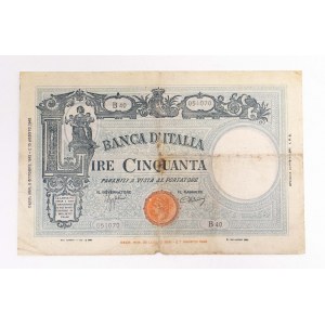 Italy, 50 lira 1943.