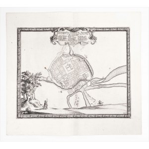 Ichnographia Posnaniae (Poznań) Metropolis - Erik J. Dahlberg (1625-1703)