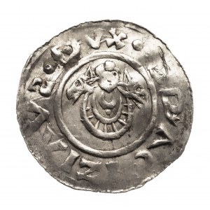 Czechy, Brzetysław I (1037-1055), denar przed 1050, Praga