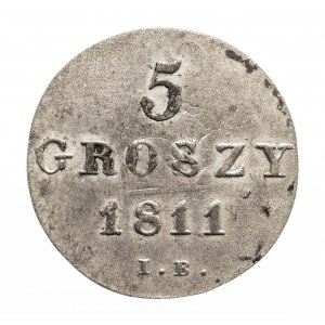 Księstwo Warszawskie (1807-1815), 5 groszy 1811 IB, Warszawa