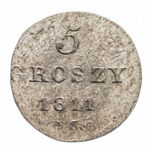 Księstwo Warszawskie (1807-1815), 5 groszy 1811 I.S. Warszawa.