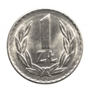 Polen, PRL (1944-1989), 1 Zloty 1965, Warschau