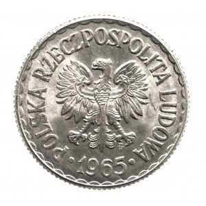 Polska, PRL (1944-1989), 1 złoty 1965, Warszawa