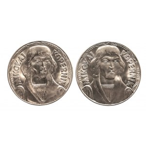 Polska, PRL (1944-1989), 10 złotych mały Kopernik - zestaw roczników 1967, 1968