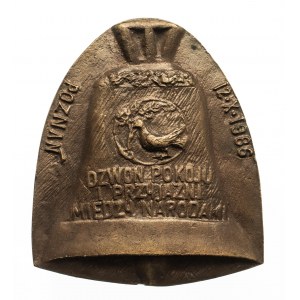 Polen, Volksrepublik Polen (1944-1989), Medaille, Glocke des Friedens und der Völkerfreundschaft Poznań 1986