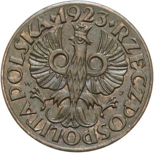 Polska, II Rzeczpospolita (1918-1939), 1 grosz 1923, Kings Norton.