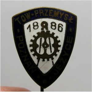 Poland, badge of the Industrial Society Poznań Jeżyce 1886