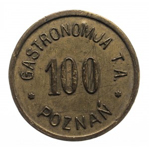 Poland, Poznań - T. Gastronomia. A., 100 pennies