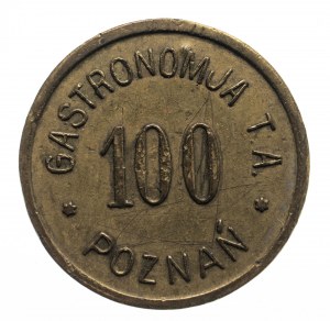 Poland, Poznań - T. Gastronomia. A., 100 pennies