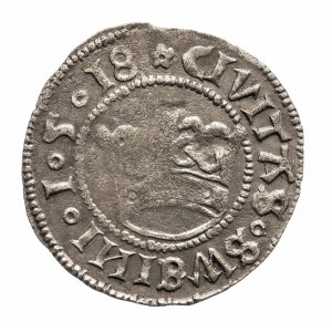 Silesia, Swidnica - city, half-penny, 1518, Swidnica