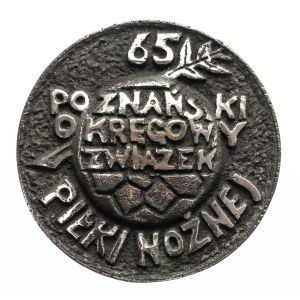 Polska, PRL (1944-1989), medal, 65 lat Poznańskiego Okręgowego Związku Piłki Nożnej 1921 - 1986