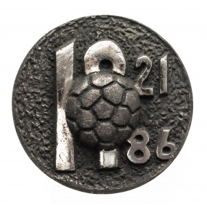 Polska, PRL (1944-1989), medal, 65 lat Poznańskiego Okręgowego Związku Piłki Nożnej 1921 - 1986