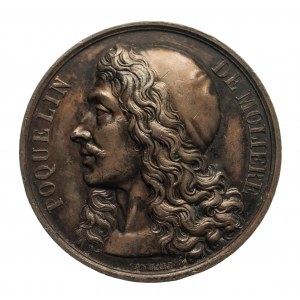 Francja, 1816 Medal - Jean-Baptiste Poquelin de Moliere