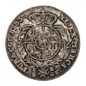 Poland, Stanislaw August Poniatowski (1764-1795), two-zloty coin 1783 EB, Warsaw