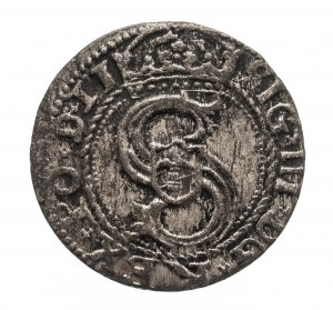 Polska, Zygmunt III Waza 1587-1632, szeląg 1607, Ryga