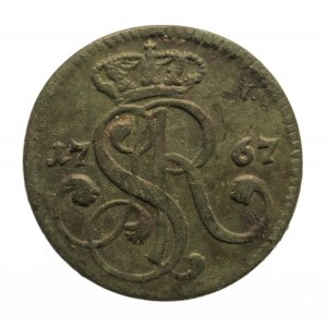 Polen, Stanisław August Poniatowski (1764-1795), Pfennig 1767 G, Krakau