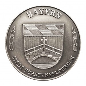 Deutschland, Bayern - Medaille 650. Todestag von Ludwig IV. von Bayern, Silber