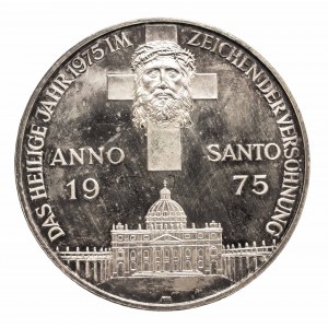 Niemcy, medal Pontifex Maximus Paul VI 1975, srebro 1000