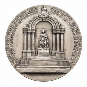 Germany, Munich, Medal from the unveiling of the statue of Ludwig II 1910