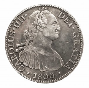 Meksyk, Karol IV 1788-1808, 8 reali 1800 FM