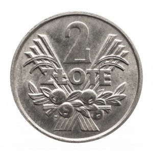 Polen, PRL (1944-1989), 2 Zloty 1970, Warschau