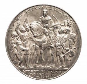 Niemcy, Cesarstwo Niemieckie (1871-1918), Prusy, Wilhelm II 1888 - 1918, 3 marki 1913, Berlin.
