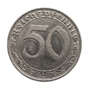 Niemcy, Trzecia Rzesza (1933 - 1945), 50 Reichspfennig 1938 A, Berlin