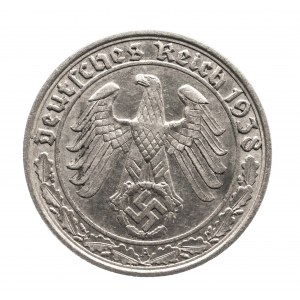 Niemcy, Trzecia Rzesza (1933 - 1945), 50 Reichspfennig 1938 A, Berlin