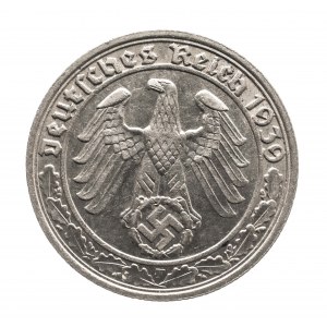 Germany, Third Reich (1933 - 1945), 50 Reichspfennig 1939 F, Stuttgart
