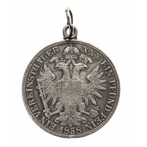 Austria, Franciszek Józef I (1848-1916), talar 1858 B, Kremnica