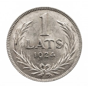 Latvia, First Republic (1922 - 1940), 1 patches 1924, London