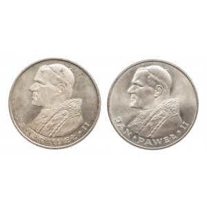 Polska, PRL (1944-1989), 1000 złotych 1982 i 1983, Jan Paweł II, zestaw 2 monet