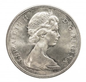 Kanada, Elżbieta II (1952-2022), 1 dolar 1967, Ottawa