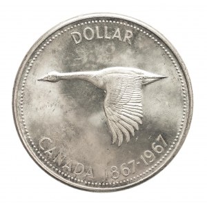 Canada, Elizabeth II (1952-2022), $1 1967, Ottawa