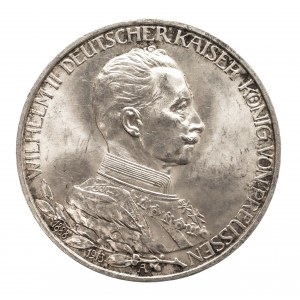 Germany, German Empire (1871-1918), Prussia, Wilhelm II 1888-1918, 3 marks 1913 A, Berlin, bust of emperor in uniform