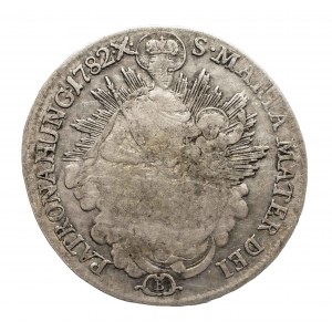 Ungarn, Joseph II (1765-1790), 1/2 Taler 1782 B, Kremnica