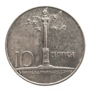 Polen, Volksrepublik Polen (1944-1989), 10 Zloty 1966, Kleine Säule, Warschau