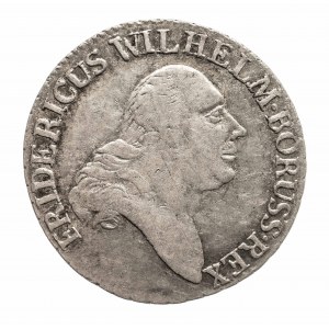 Deutschland, Preußen, Friedrich Wilhelm II, 4 Pfennige 1797 A Berlin.