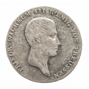 Silesia under Prussian rule, Frederick William III (1797-1840), 1/6 thaler 1815 B, Wrocław